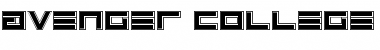 Download Avenger College Regular Font Title Preview