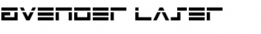 Download Avenger Laser Regular Font Title Preview