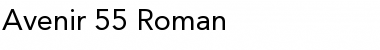 Download Avenir Regular Font Title Preview