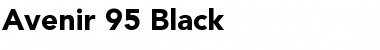 Download Avenir Regular Font Title Preview