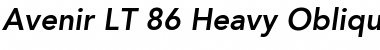 Download Avenir LT 55 Roman Bold Italic Font Title Preview