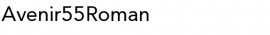 Download Avenir55Roman Roman Font Title Preview