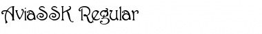 Download AviaSSK Regular Font Title Preview