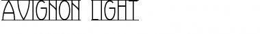 Download Avignon Regular Font Title Preview