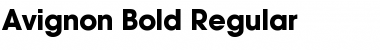 Download Avignon-Bold Regular Font Title Preview
