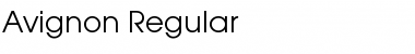 Download Avignon Regular Font Title Preview