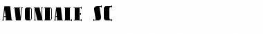 Download Avondale SC Regular Font Title Preview