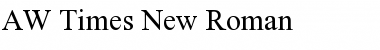 Download AW Times New Roman Regular Font Title Preview