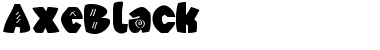 Download AxeBlack Regular Font Title Preview