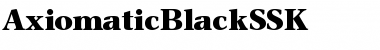 Download AxiomaticBlackSSK Regular Font Title Preview