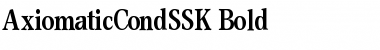 Download AxiomaticCondSSK Bold Font Title Preview