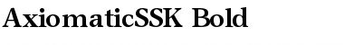 Download AxiomaticSSK Bold Font Title Preview