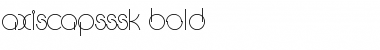 Download AxisCapsSSK Bold Font Title Preview