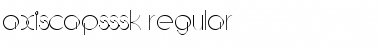 Download AxisCapsSSK Regular Font Title Preview