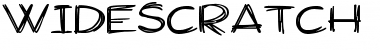 Download Widescratch Regular Font Title Preview