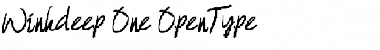 Download Winkdeep One Regular Font Title Preview