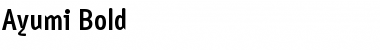 Download Ayumi Bold Regular Font Title Preview
