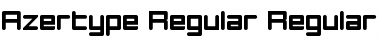 Download Azertype-Regular Regular Font Title Preview