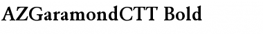 Download AZGaramondCTT Bold Font Title Preview