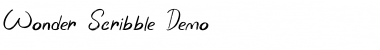Download Wonder Scribble Regular Font Title Preview
