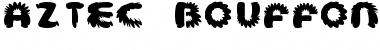 Download aztec bouffon Regular Font Title Preview