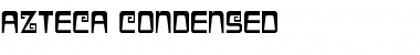 Download Azteca Condensed Regular Font Title Preview