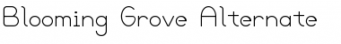 Download BloomingGroveAlternate Alternate Font Title Preview