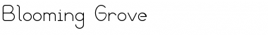 Download BloomingGrove Medium Font Title Preview