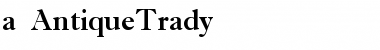 Download a_AntiqueTrady Regular Font