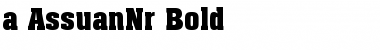 Download a_AssuanNr Bold Font