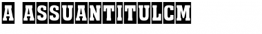 Download a_AssuanTitulCm Medium Font