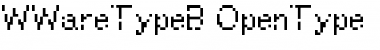 Download WWareTypeB Regular Font Title Preview