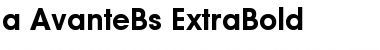 Download a_AvanteBs ExtraBold Font