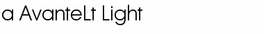 Download a_AvanteLt Light Font