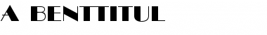 Download a_BentTitul Regular Font