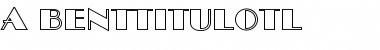 Download a_BentTitulOtl Regular Font