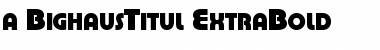 Download a_BighausTitul ExtraBold Font