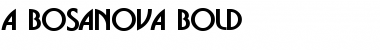 Download a_BosaNova Bold Font
