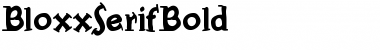 Download BloxxSerif Regular Font Title Preview