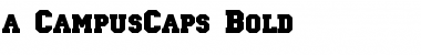 Download a_CampusCaps Bold Font