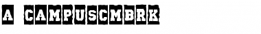 Download a_CampusCmBrk Bold Font