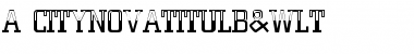 Download a_CityNovaTitulB&WLt Regular Font