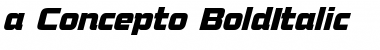 Download a_Concepto BoldItalic Font Title Preview