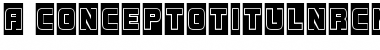 Download a_ConceptoTitulNrCmGr Regular Font Title Preview