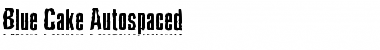 Download Blue Cake Autospaced Font Title Preview