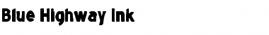 Download Blue Highway Ink Regular Font Title Preview