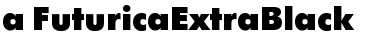 Download a_FuturicaExtraBlack Regular Font