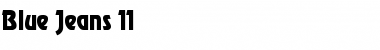 Download Blue Jeans 11 Regular Font Title Preview