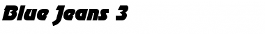 Download Blue Jeans 3 Italic Font Title Preview