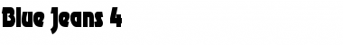 Download Blue Jeans 4 Regular Font Title Preview